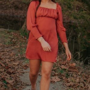 Altar’d State Mini Dress- Dark Mauve color